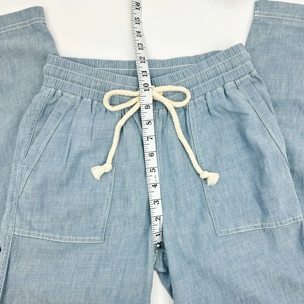Faherty Drawstring Linen-Blend Pants Size S - Picture 12 of 15
